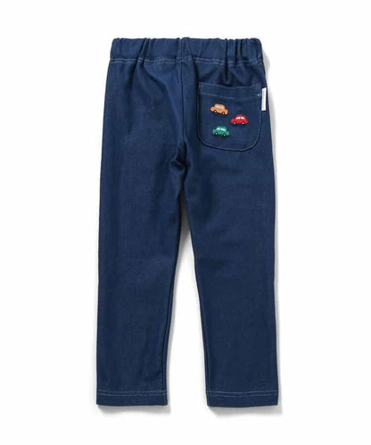 口袋刺繡 全長 7days Style pants 褲子