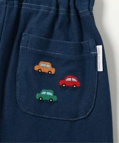口袋刺繡 全長 7days Style pants 褲子