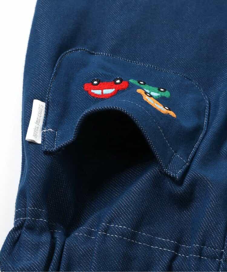 口袋刺繡 全長 7days Style pants 褲子