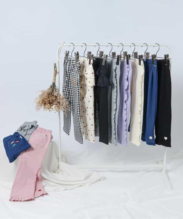 口袋刺繡 全長 7days Style pants 褲子