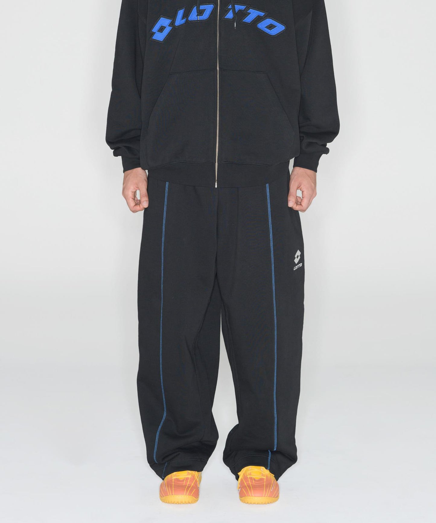 LOTTO 撞色拼接褲子