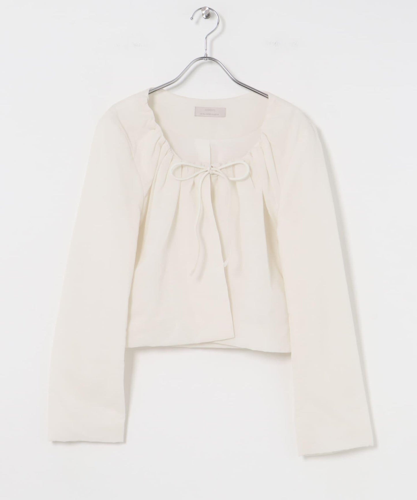 透視抽褶 AMOMENTO SHEER SHIRRING PADDED TOP 上衣