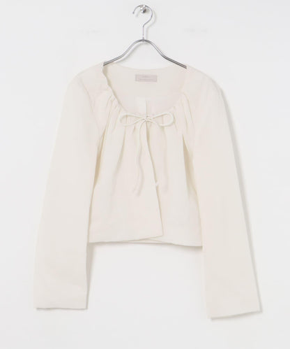 透視抽褶 AMOMENTO SHEER SHIRRING PADDED TOP 上衣