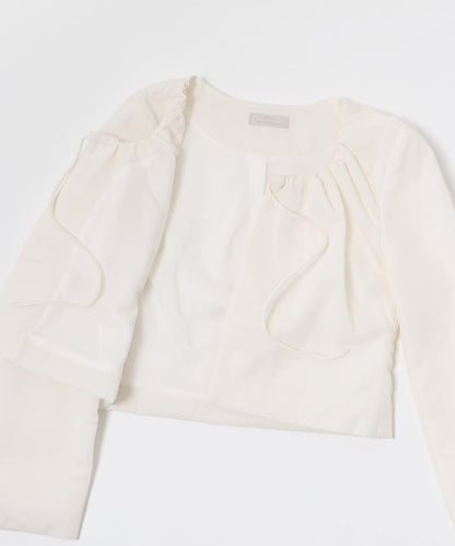 透視抽褶 AMOMENTO SHEER SHIRRING PADDED TOP 上衣