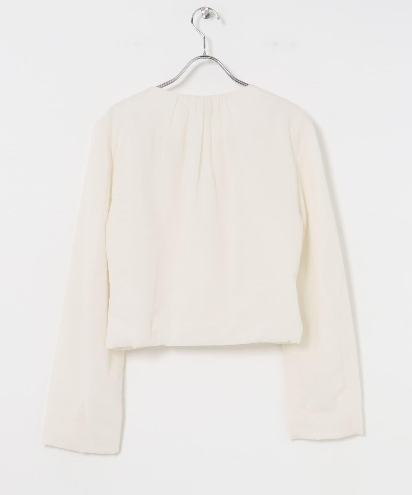 透視抽褶 AMOMENTO SHEER SHIRRING PADDED TOP 上衣