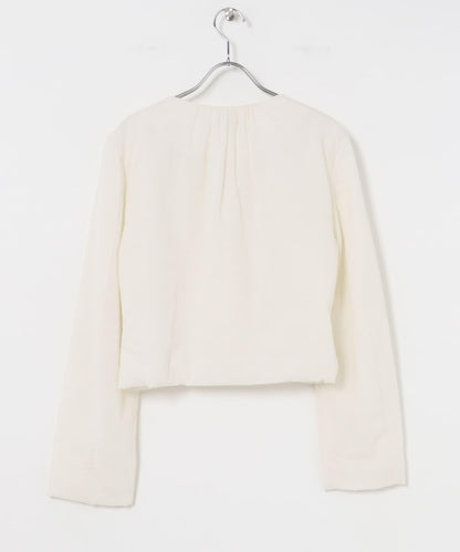透視抽褶 AMOMENTO SHEER SHIRRING PADDED TOP 上衣