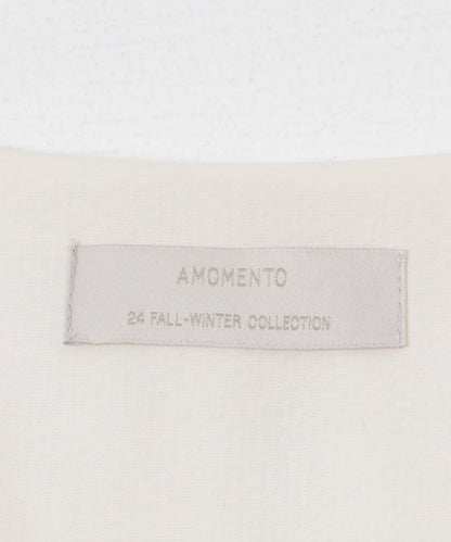 透視抽褶 AMOMENTO SHEER SHIRRING PADDED TOP 上衣