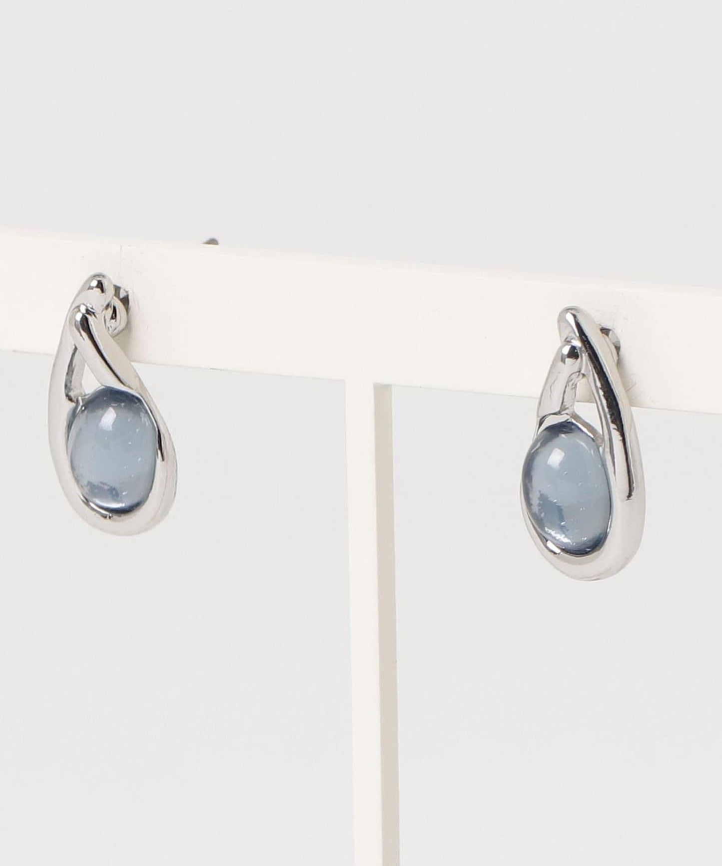 透明色水滴耳環