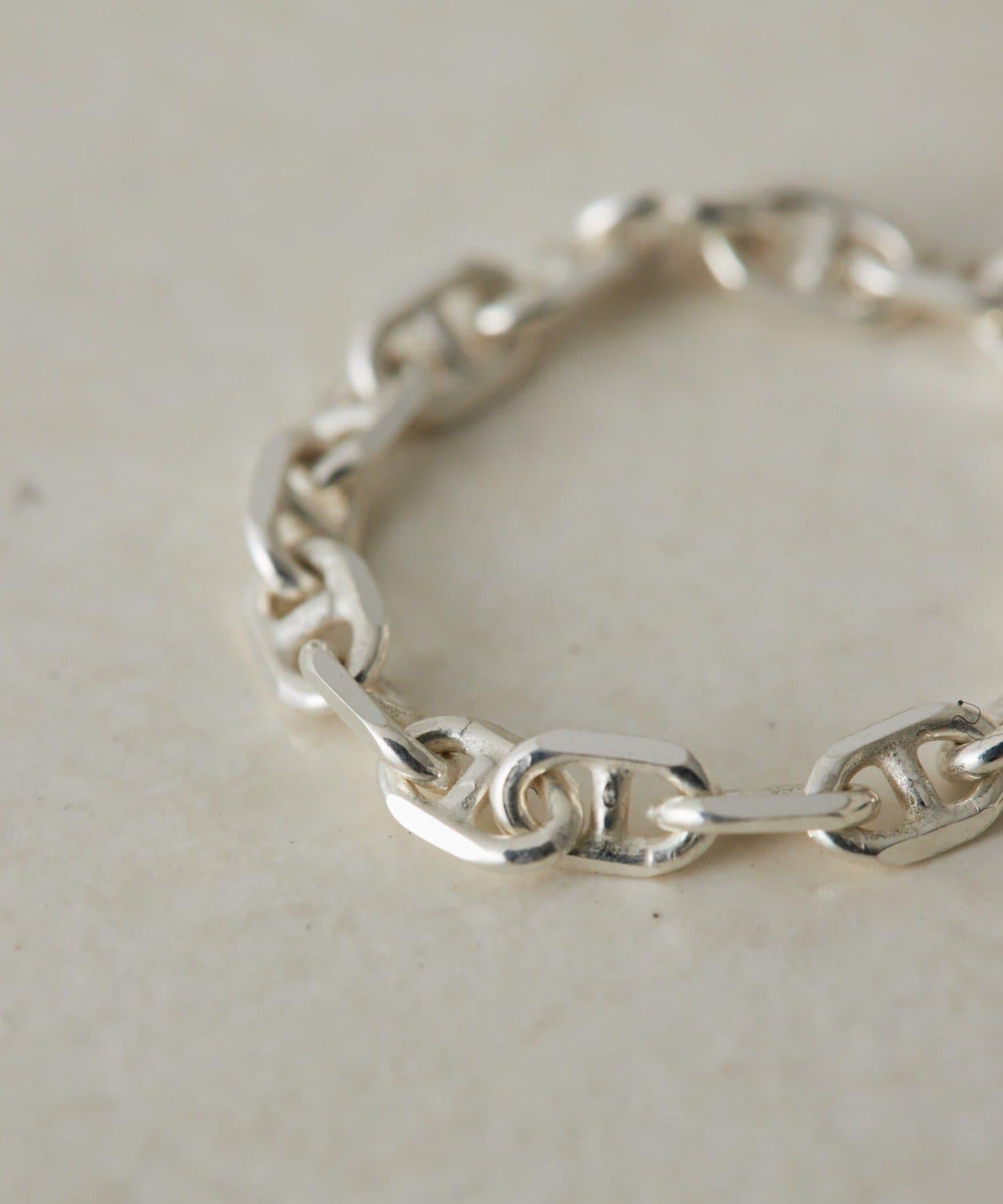 《スターリングシルバー使用》 錨鏈設計 戒指