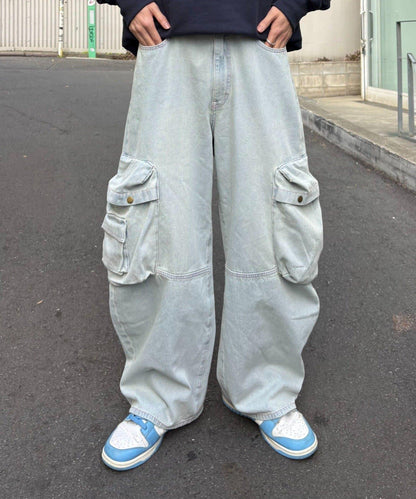 SOUNDS GOOOOD 立體口袋 彎刀版型 牛仔褲