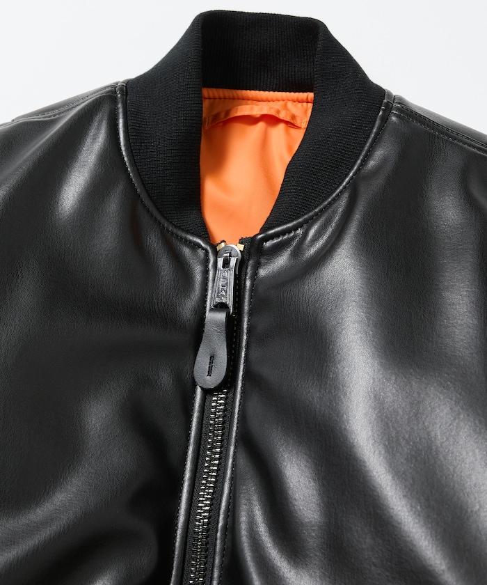 聯名 LEATHERETTE MA-1 夾克