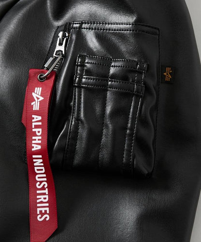 聯名 LEATHERETTE MA-1 夾克