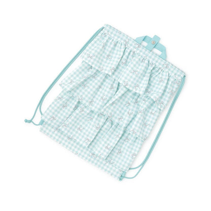 防潑水防汙耐用防UV 褶邊 學校用 抽繩包