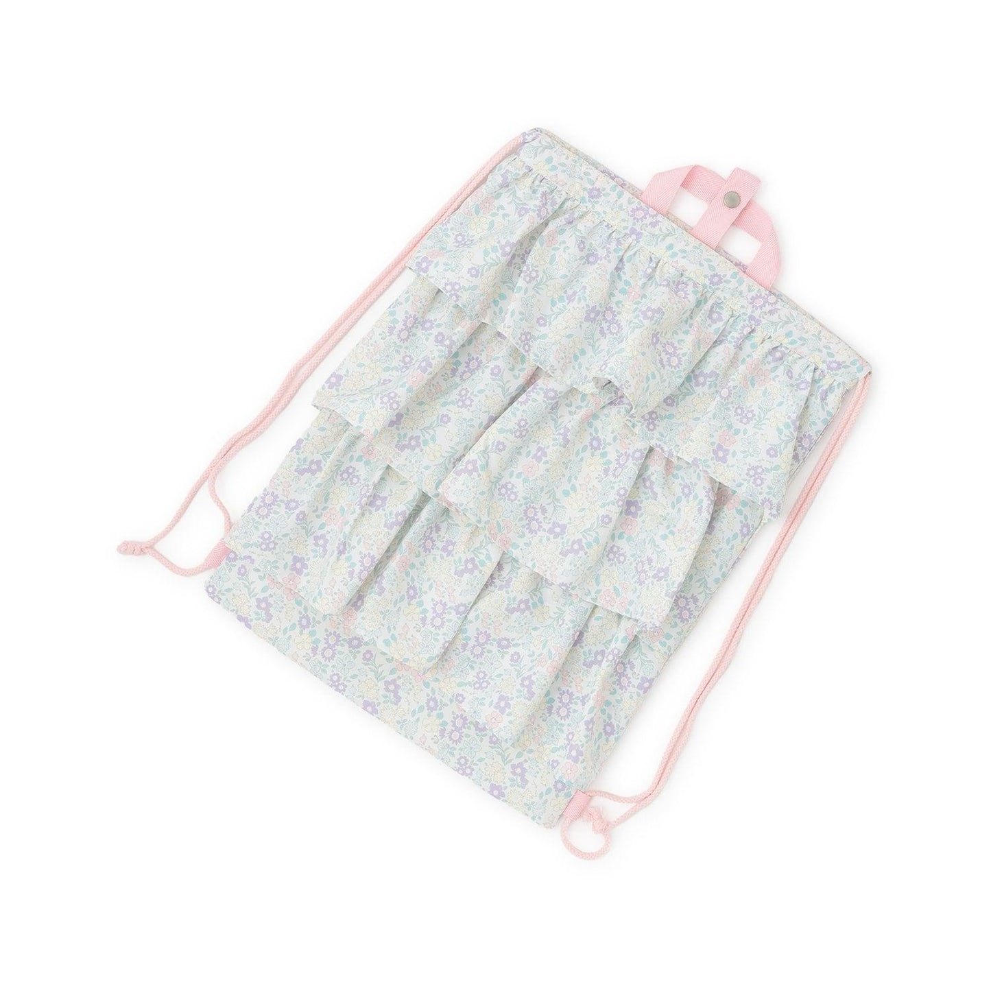 防潑水防汙耐用防UV 褶邊 學校用 抽繩包