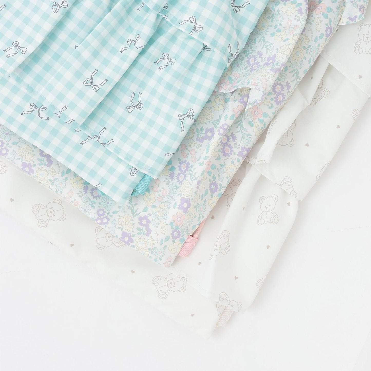 防潑水防汙耐用防UV 褶邊 學校用 抽繩包