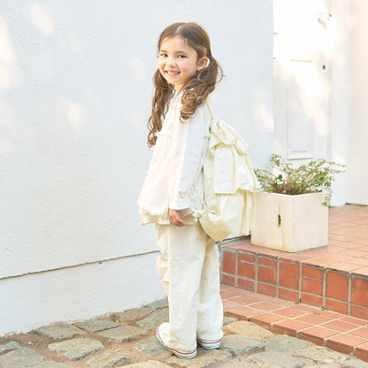 防潑水防汙耐用防UV 褶邊 學校用 抽繩包