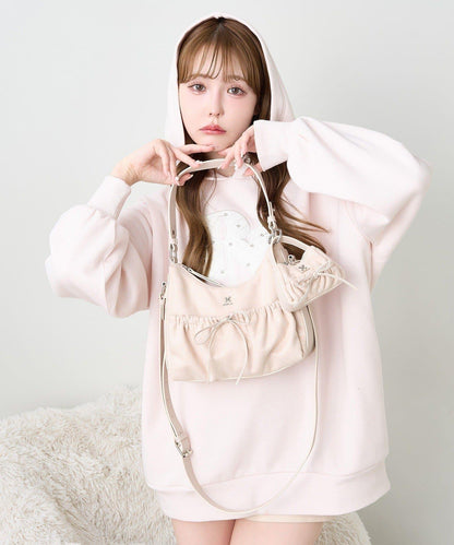 帶迷你包掛件 抽繩蝴蝶結 包袋