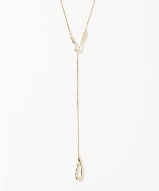 水滴造型Y字項鍊