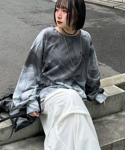 Mavie..7 多色胸部刺繡 套頭衛衣