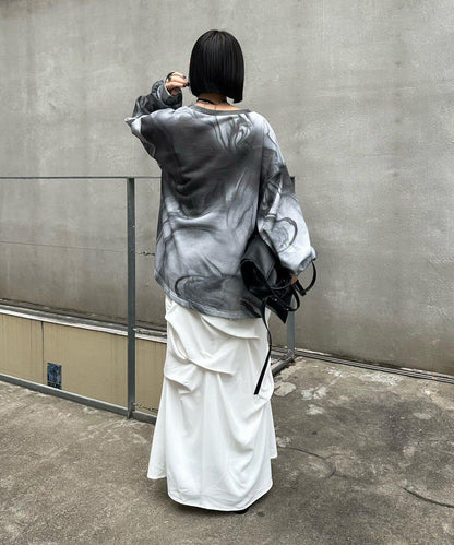 Mavie..7 多色胸部刺繡 套頭衛衣