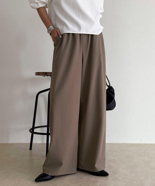 TR 易穿半闊腿褲