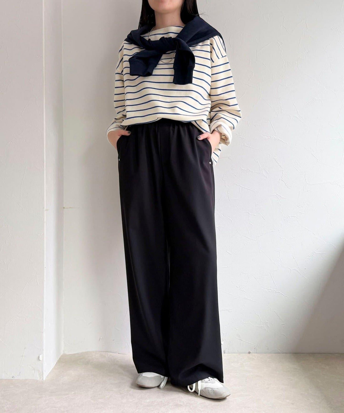 TR 易穿半闊腿褲