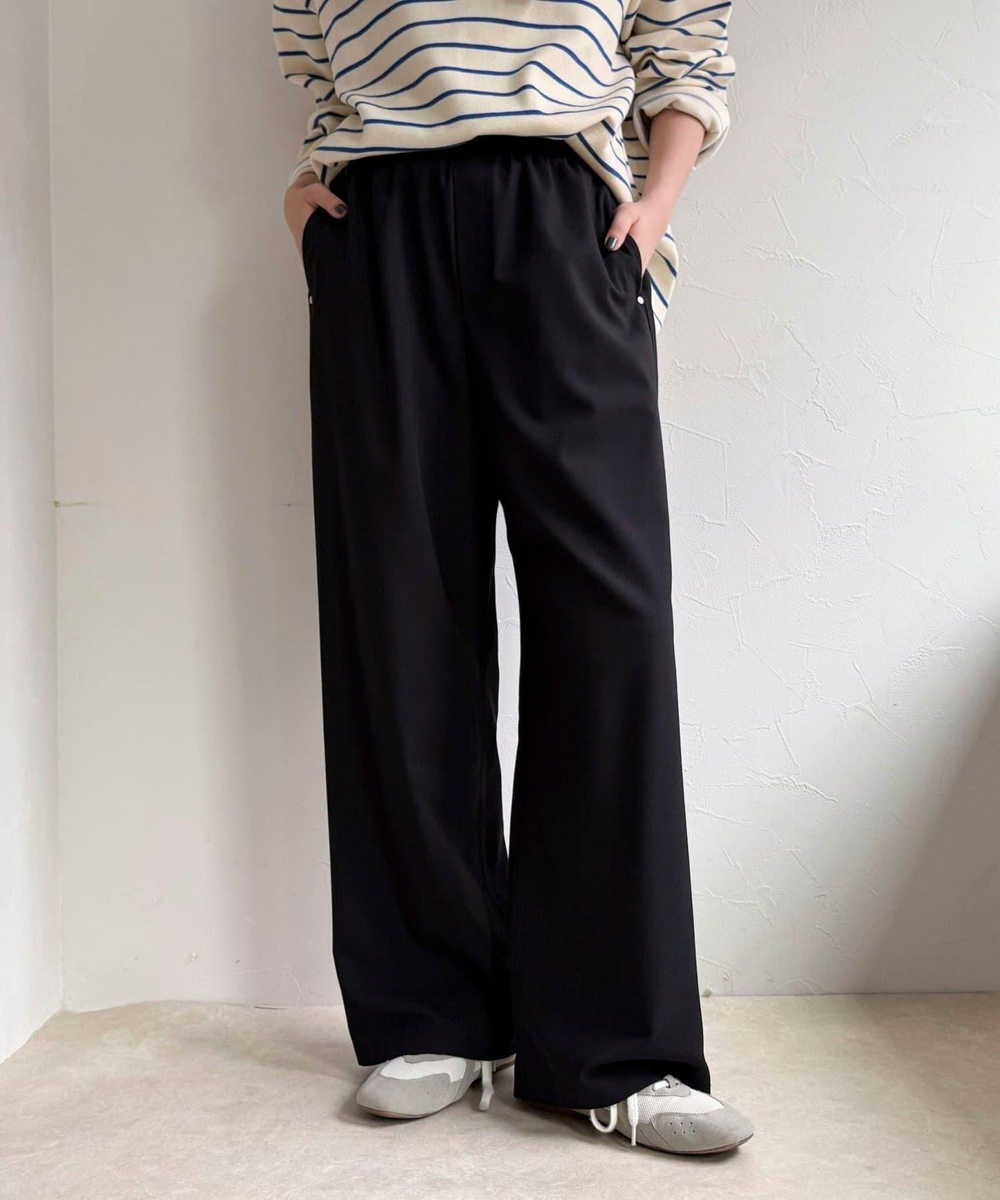 TR 易穿半闊腿褲