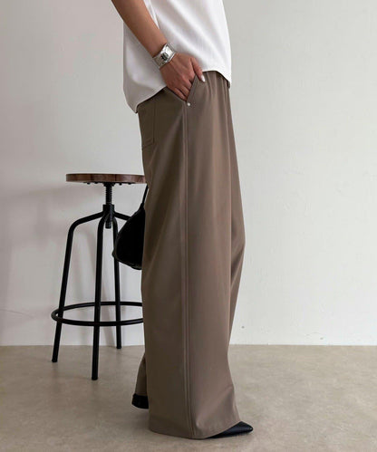 TR 易穿半闊腿褲