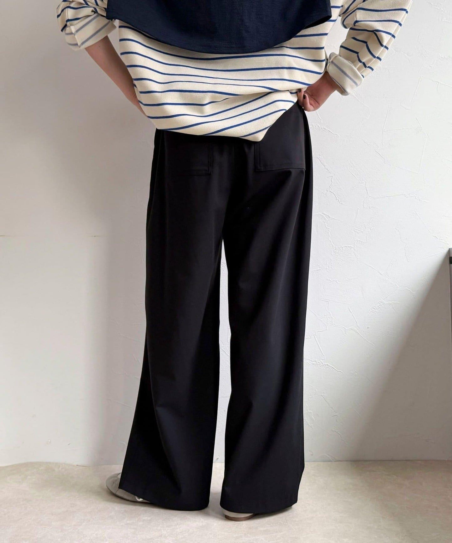 TR 易穿半闊腿褲