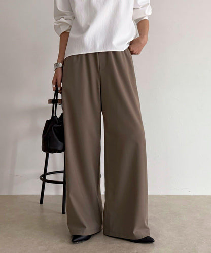 TR 易穿半闊腿褲