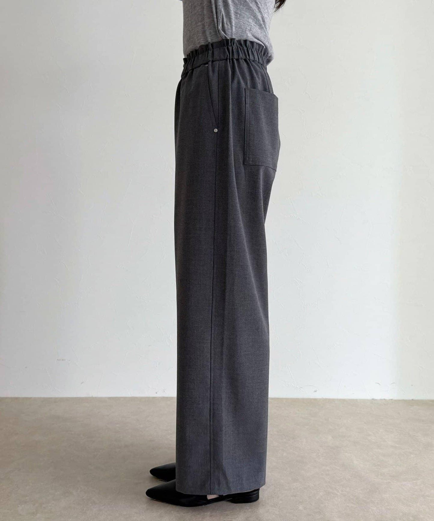 TR 易穿半闊腿褲