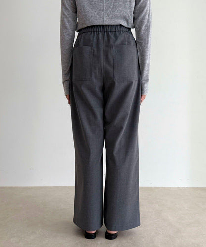 TR 易穿半闊腿褲