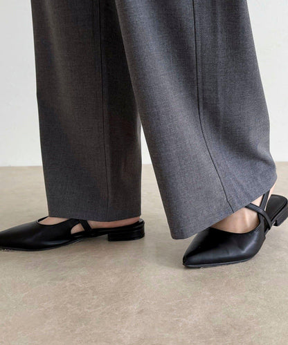 TR 易穿半闊腿褲