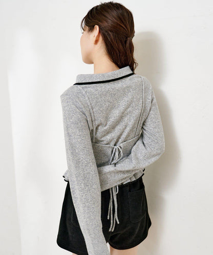 針織背心開衫套裝