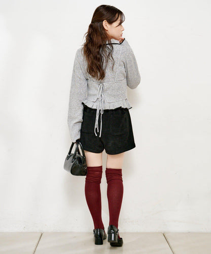 針織背心開衫套裝