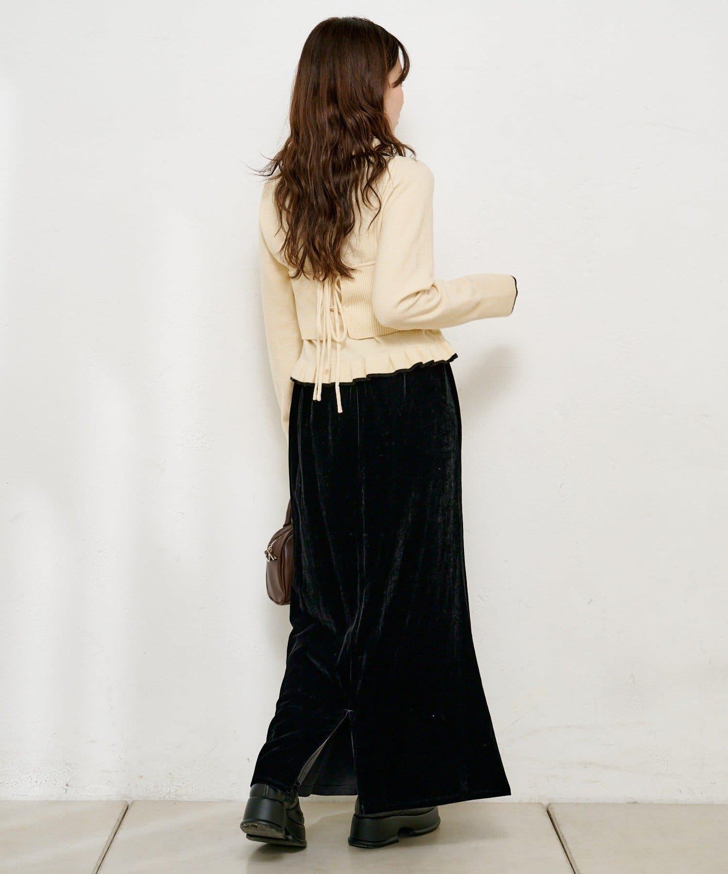 針織背心開衫套裝