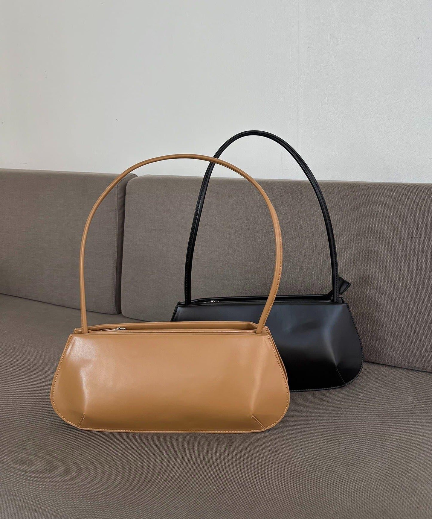 雙層極簡寬版包袋