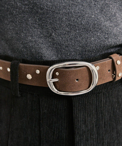 鉚釘裝飾腰帶