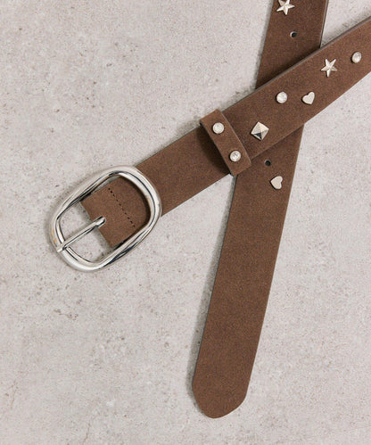 鉚釘裝飾腰帶