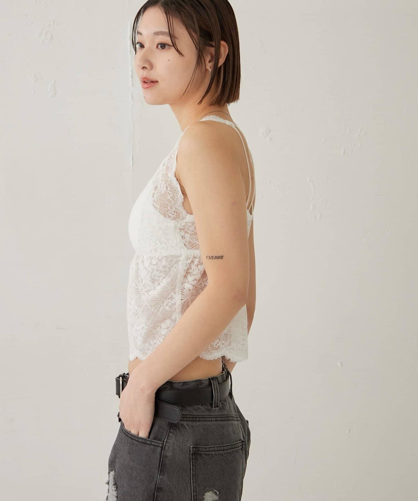 扇貝蕾絲 SCALLOP LACE CAMI 吊帶背心