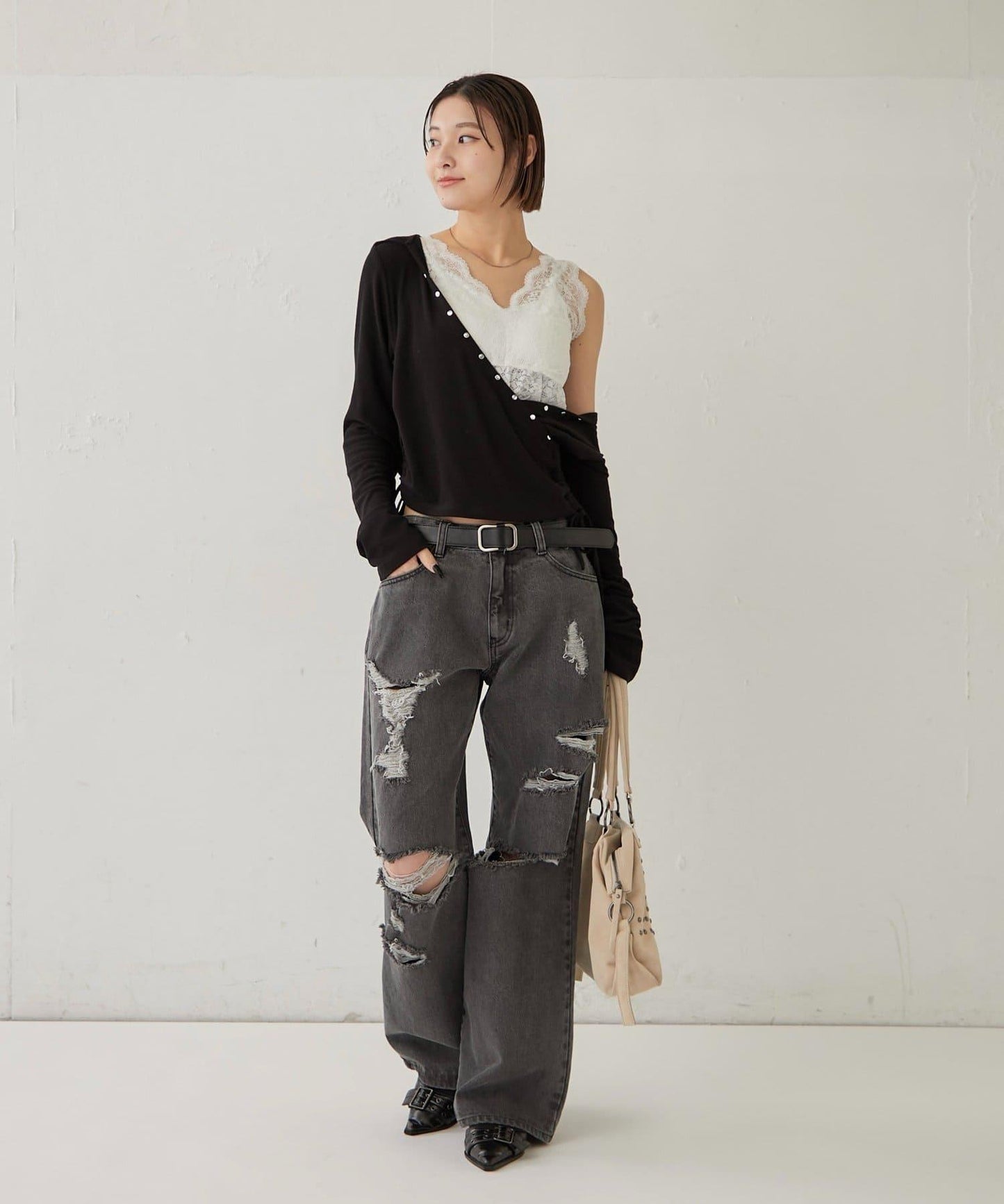 扇貝蕾絲 SCALLOP LACE CAMI 吊帶背心