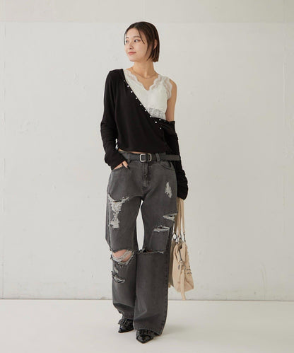 扇貝蕾絲 SCALLOP LACE CAMI 吊帶背心