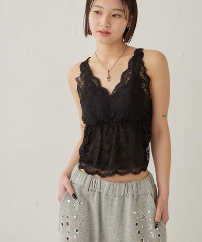 扇貝蕾絲 SCALLOP LACE CAMI 吊帶背心