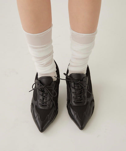 MESH HEEL SNEAKERS