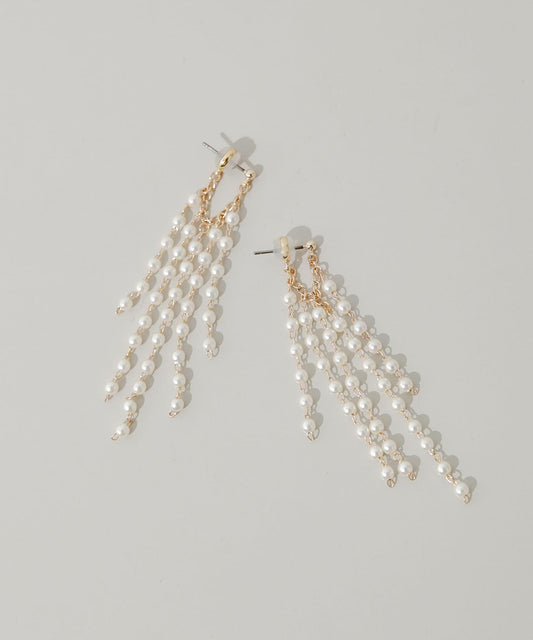珍珠流蘇耳環