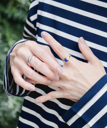 decor『デコール』 石質青金石戒指