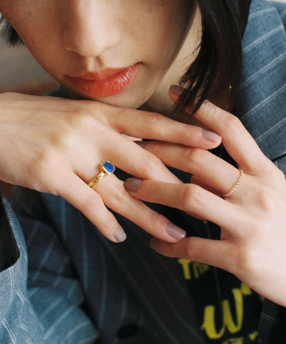 decor『デコール』 石質青金石戒指