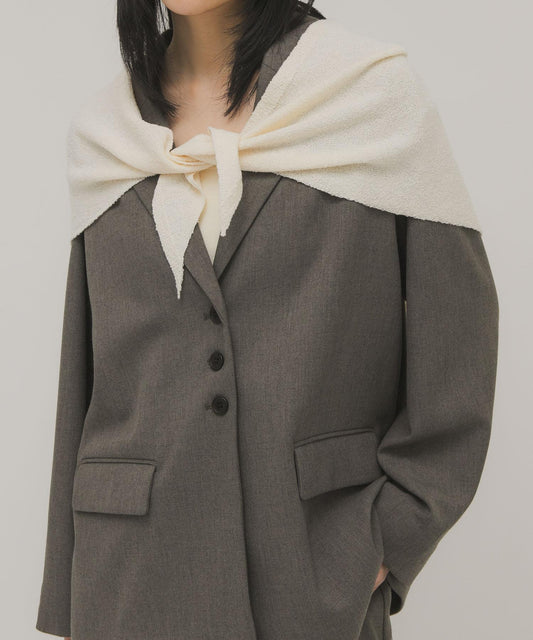 小款 三角 圈圈紗 圍巾