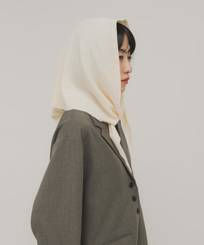 小款 三角 圈圈紗 圍巾