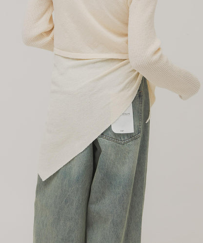 小款 三角 圈圈紗 圍巾